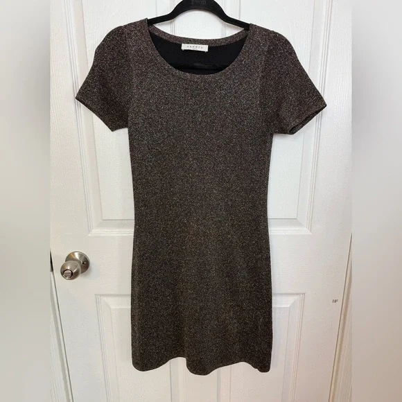 Sandro Riva Multicolored Metallic Dress Size 1/Small - Picture 3 of 11